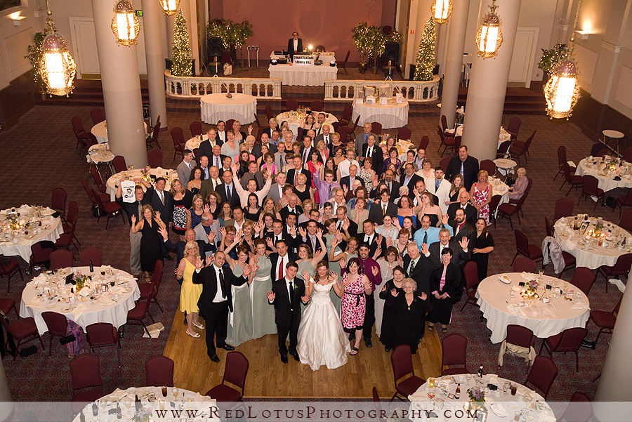 Shot from the balcony at Pittsburgh's Grand Hall at the Priory