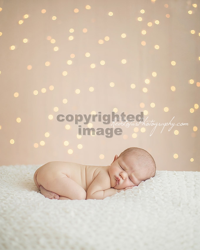 baby twinkle light backdrop